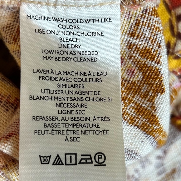 Anthropoligie Raw Hem Floral Dress - Picture 7 of 7